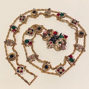 Zara bedazzled Rhinestone Belt